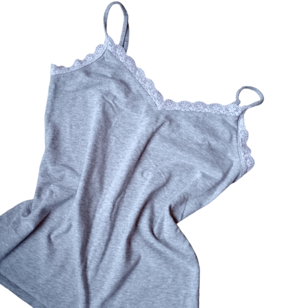 Loft Tank with Lace Trim